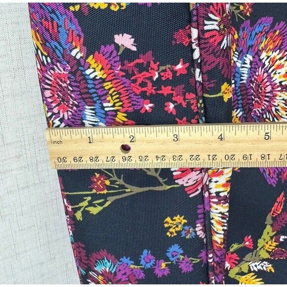 Vera Bradley Essential Messenger Bag & Ultimate Card Case Midnight Wildflowers - Picture 12 of 16